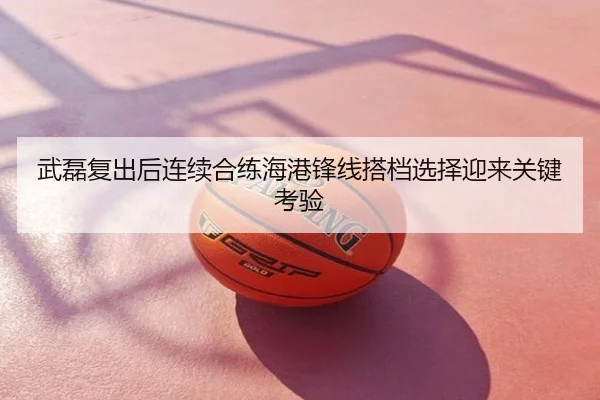 武磊复出后连续合练海港锋线搭档选择迎来关键考验